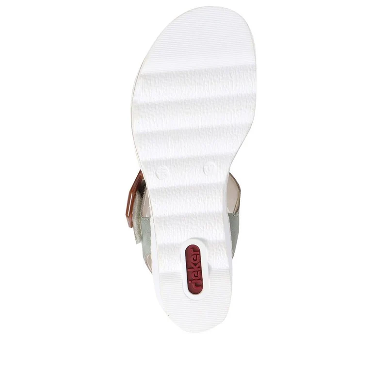 Dual-Fitting Wedge Sandals - RKR33521 / 319 715 - White-Green