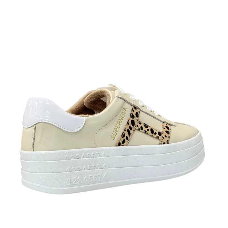 Drilleys Damen-Sneaker Sixty Eight – Beige