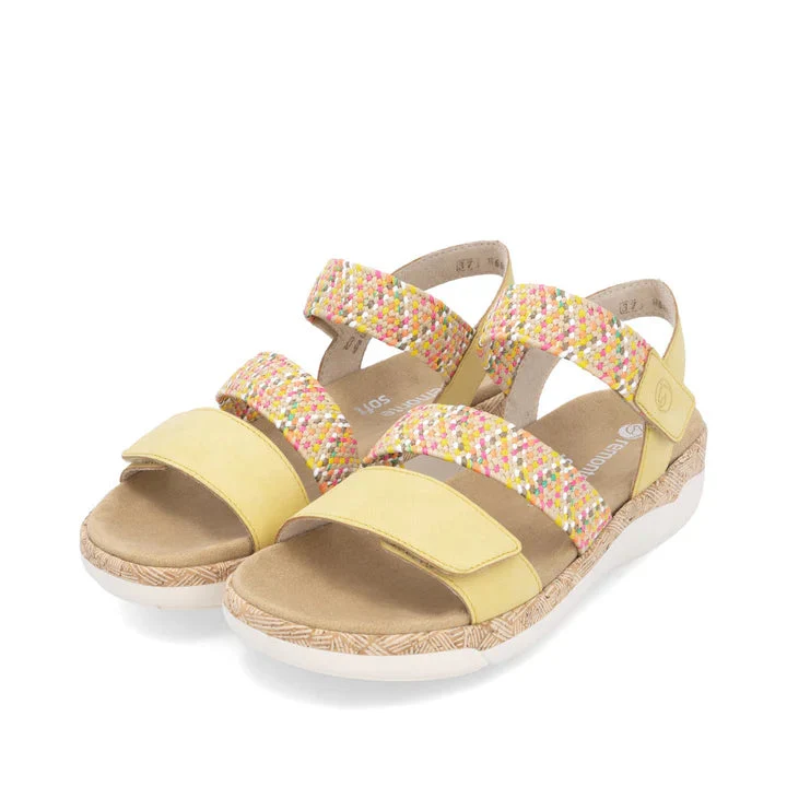 Remonte Damen Fashion Sandale - Gelb