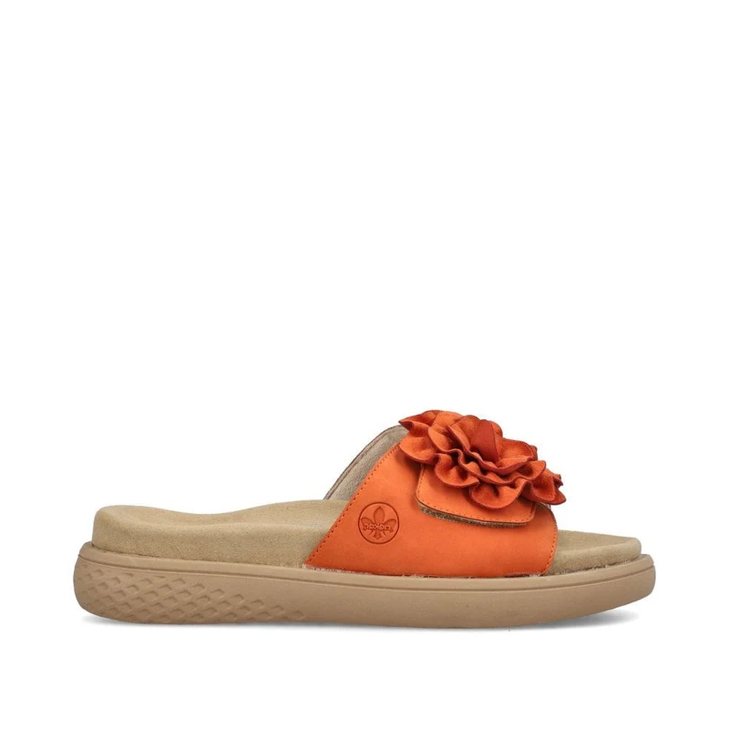 Rieker Damen Fashion Slide - Orange