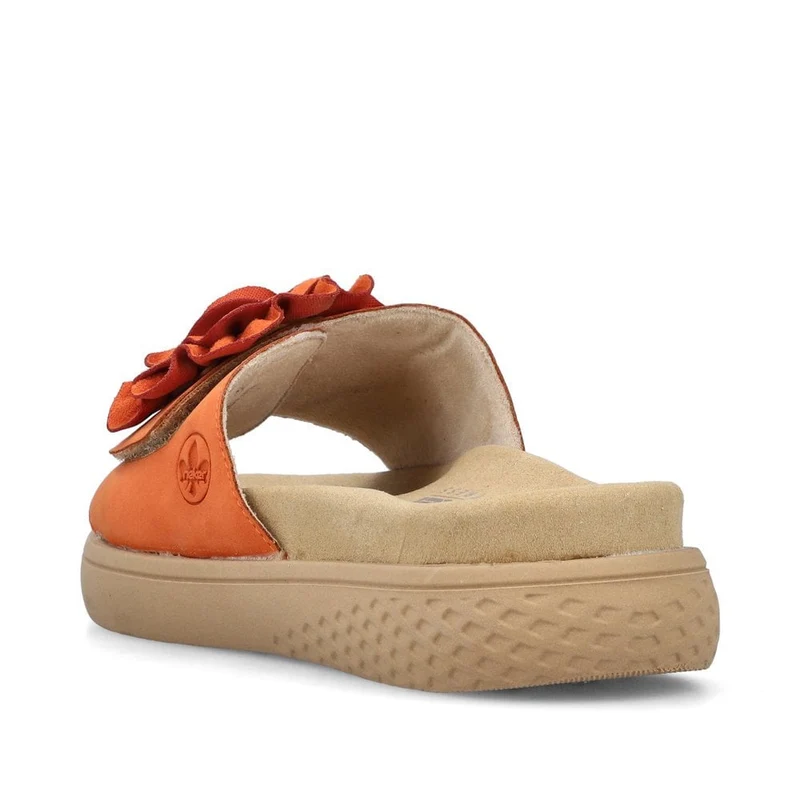 Rieker Damen Fashion Slide - Orange
