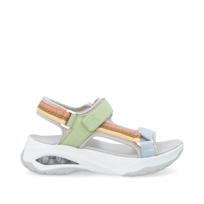 Rieker Damen Fashion Wedge Sportsandalen - Mehrfarbig