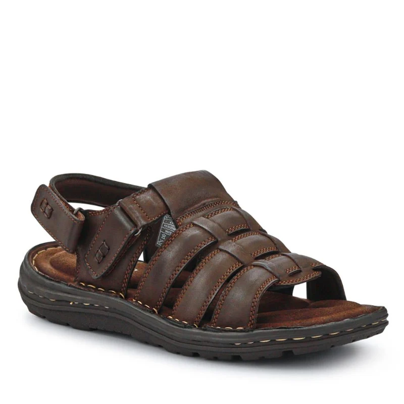 Leather Touch-Fasten Sandals - AATRA41003 / 326 947