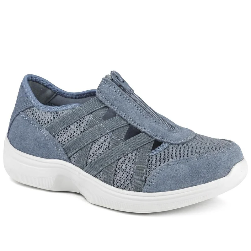 Callista EasyFit Extra Wide Zipped Upper Trainers - CALLISTA / 329 275