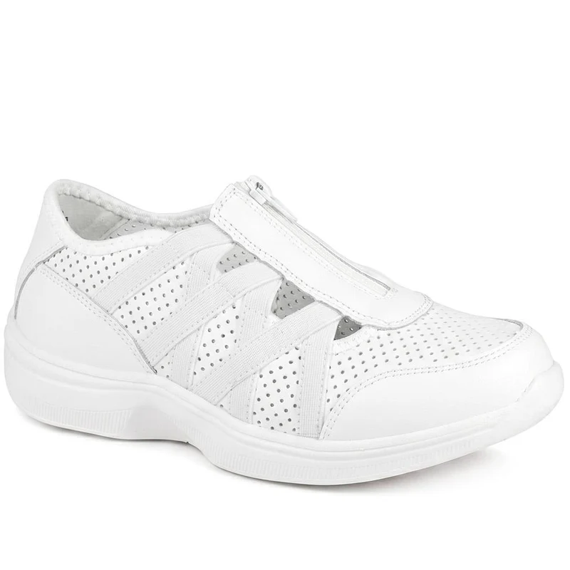 Callista EasyFit Extra Wide Zipped Upper Trainers - CALLISTA / 329 275