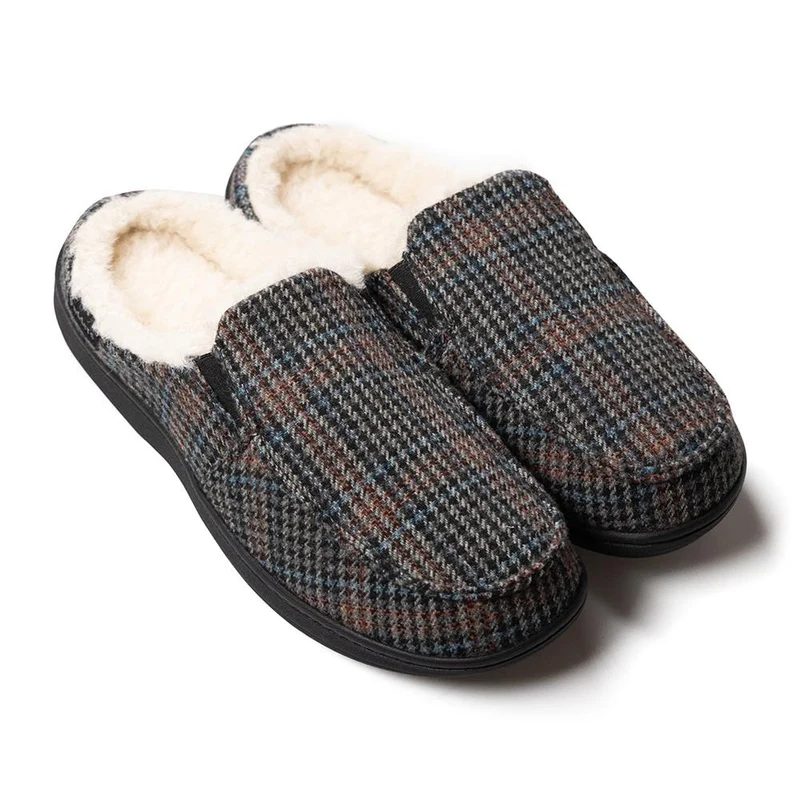 Padders Mens Slippers G Fit Side Stitched Washable - TOM