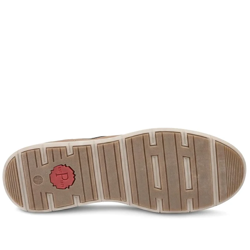 Wide Fit Zip & Lace Casual Trainers - GANG43004 / 329 271 - Tan
