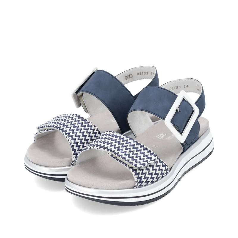 Remonte Damenmode-Sandale – Blau