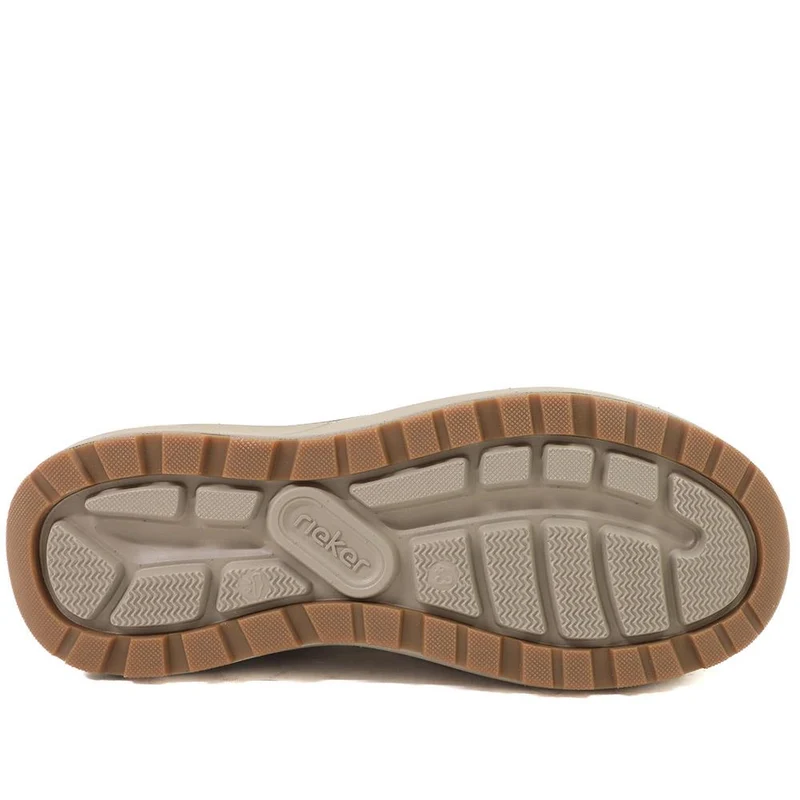Rieker Wide Fit Elasticated Shoes - RKR43502 / 328 773 - Brown