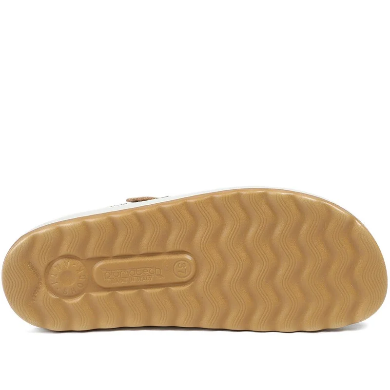 Fly Flot Buckled Toe Post Sandals - FLY43002 / 328 641 - Beige