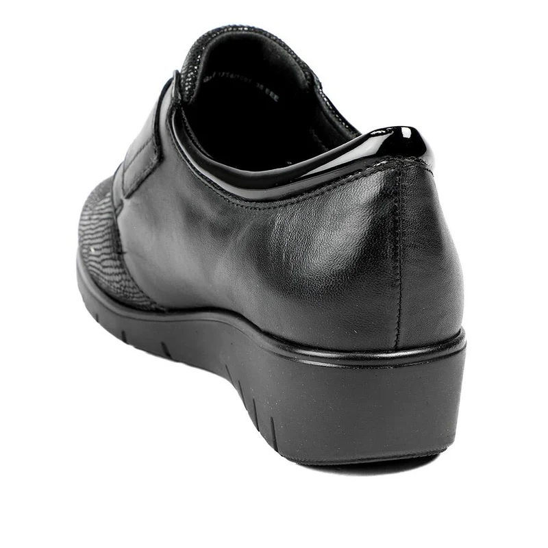 Padders Twilight Leather Slip On Shoes - SERVI42500 / 329 325 - Black