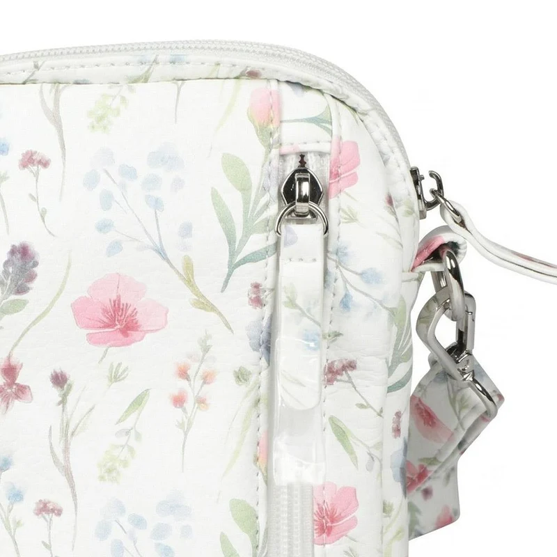 Floral Multiway Cross Body Phone Bag - WAHT43000 / 329 342 - White Print