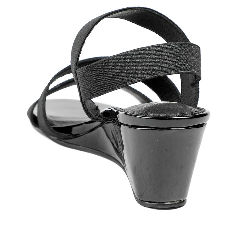 Smart Elasticated Fit Sandals - MAIN43000 / 328 878 - Black