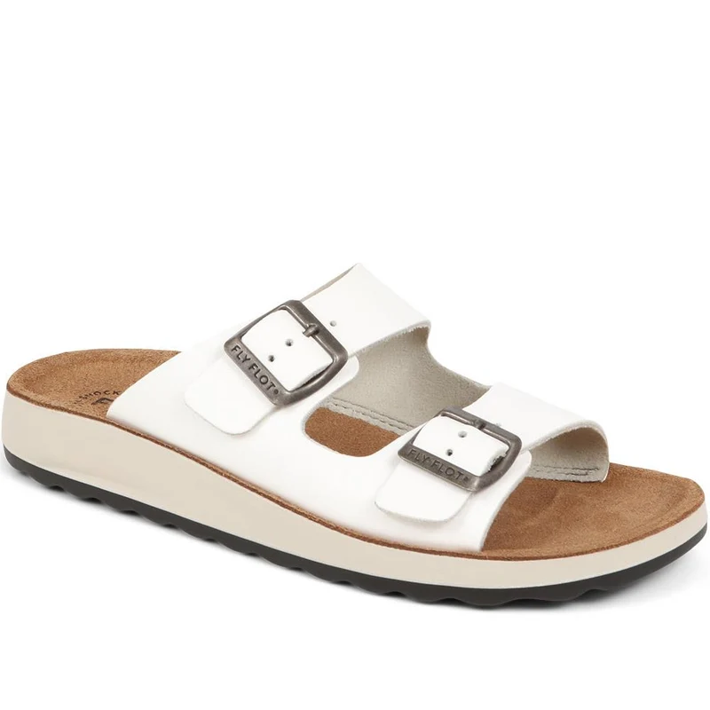 Fly Flot Dual-Strap Slip-On Sandals - FLY37069 / 323 229 - White