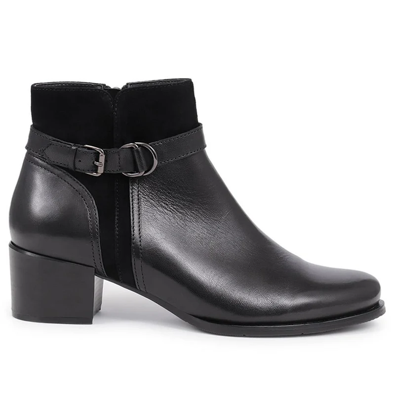 Sarina Heeled Ankle Boots - SARINA / 324 527 - Black