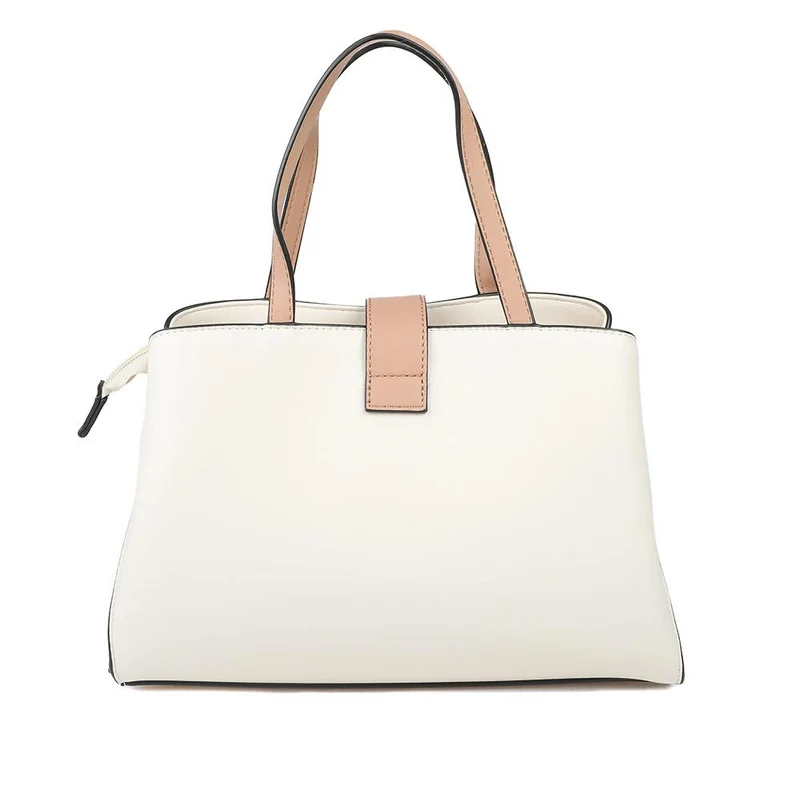Laser Cut Detail Multiway Handbag - HETIA43004 / 329 235 - Beige Multi