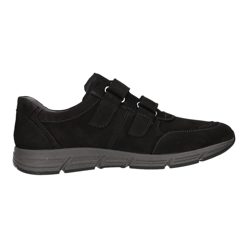 Waldläufer Slipper/Kletthalbschuh mit Mehrweite Freizeit (sportlicher Boden) HASLO