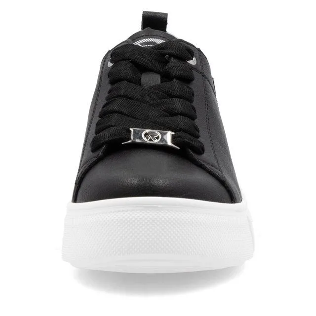 Rieker Damen-Sneakers „Evolution“ mit Plateausohle - Schwarz