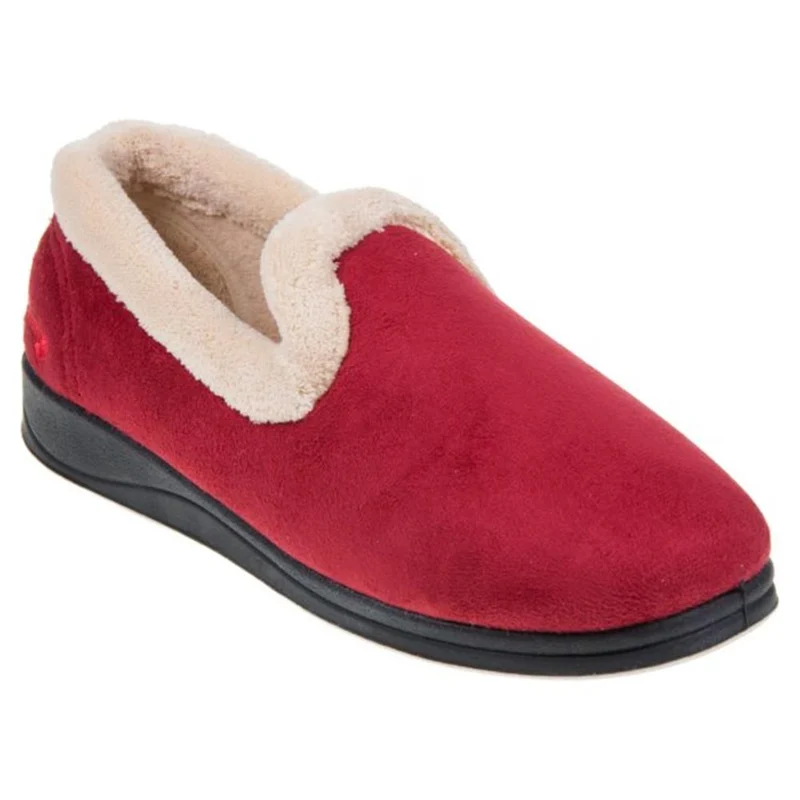 Padders Ladies Slippers 2E Fit Vulcanised - REPOSE