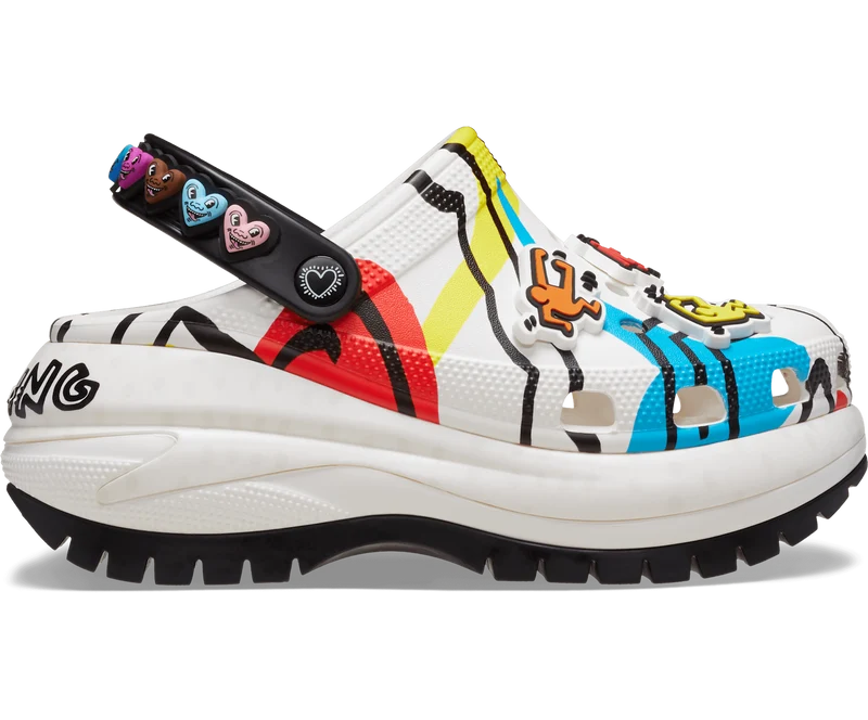 CROCS Unisex Keith Haring Mega Crush Clog