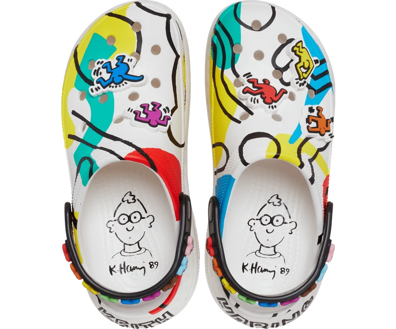 CROCS Unisex Keith Haring Mega Crush Clog
