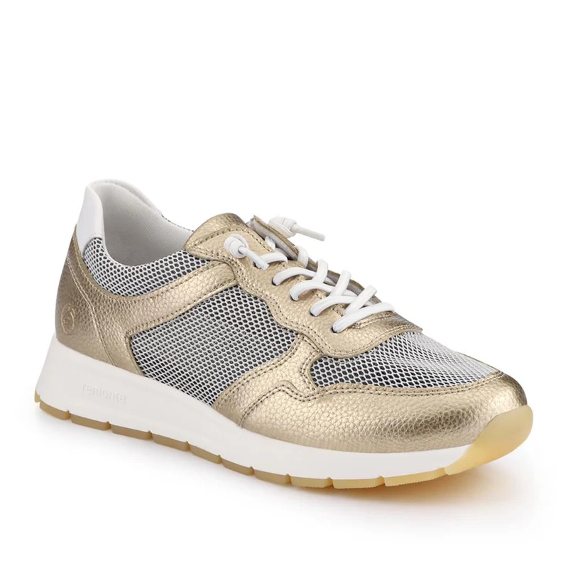 Leather Wedge-Heeled Trainers - DRS41516 / 327 091