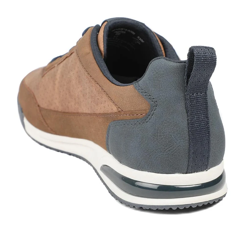 Bugatti Trevor Leather Lace Up Trainers - BUG43514 / 329 255 - Tan