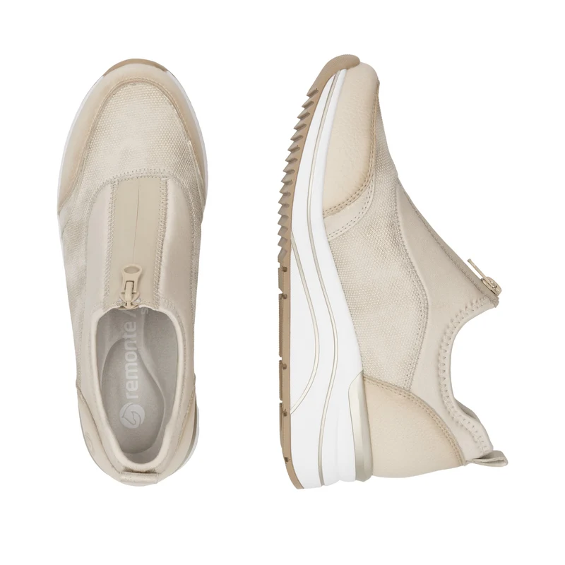 Remonte Modische Damen-Sneaker – Beige