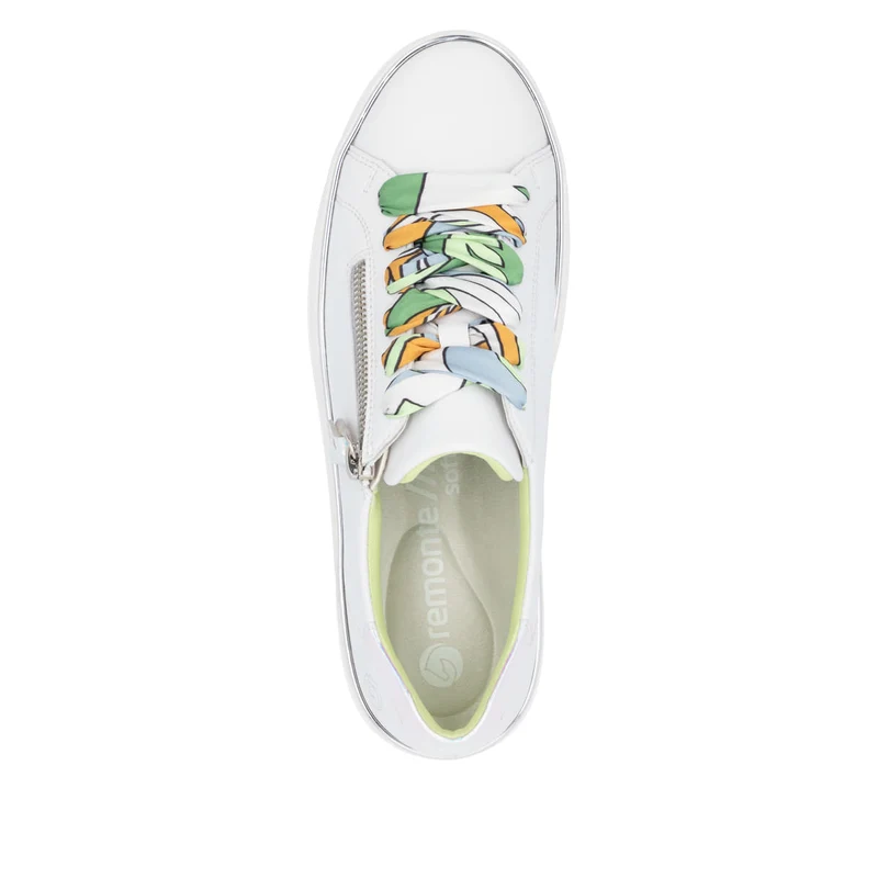 Remonte Leder-Sneakers für Damen - Weiß