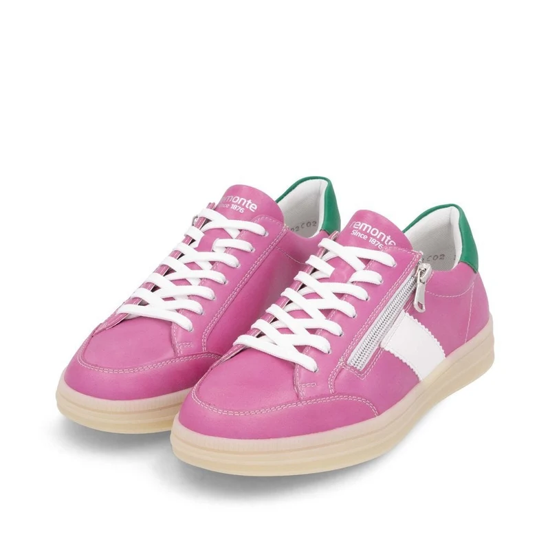 Remonte Leder-Sneakers für Damen - Rosa