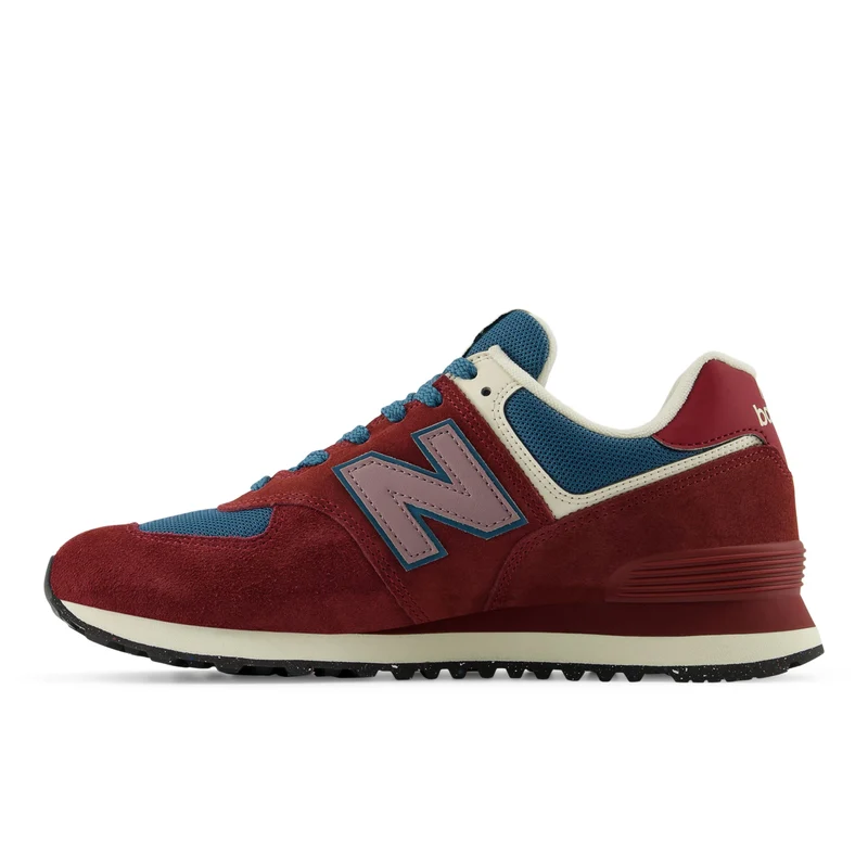 New Balance Herren 574 Fashion Sneakers - Purpurrot / Terrarium