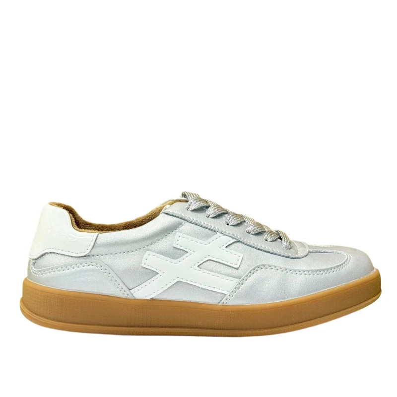 Drilleys Damen-Sneaker Sixty-Five - Silbermond