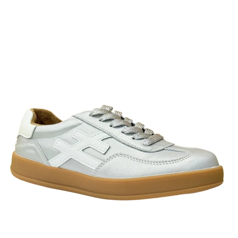 Drilleys Damen-Sneaker Sixty-Five - Silbermond