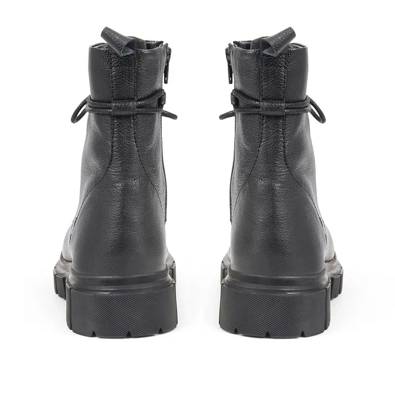 Minna Lace-up Boots - MINNA / 324 326 - Black