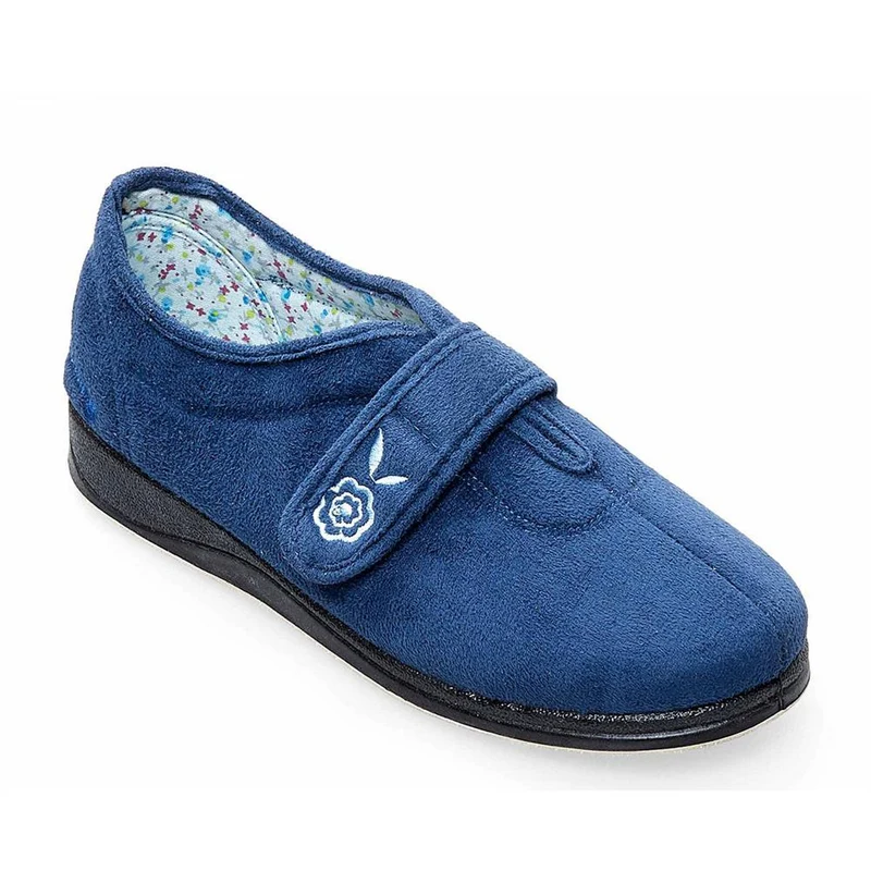 Padders Ladies Slippers 2E Fit Vulcanised - CAMILLA
