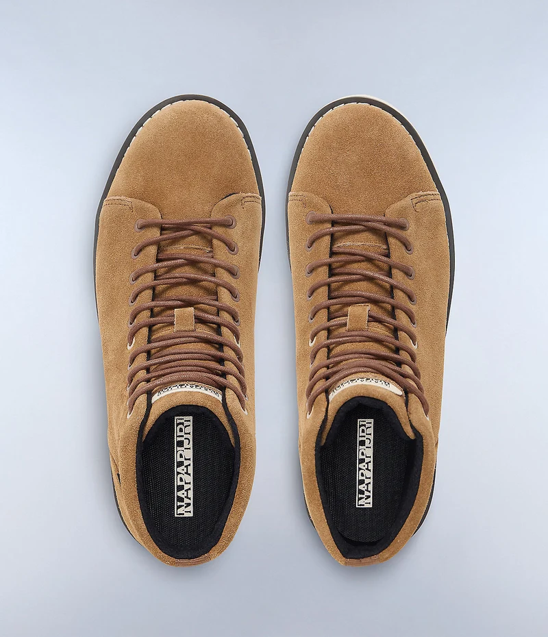 Napapijiri Conifer Schnürstiefelette aus Wildleder für Herren - Braun/Tabak