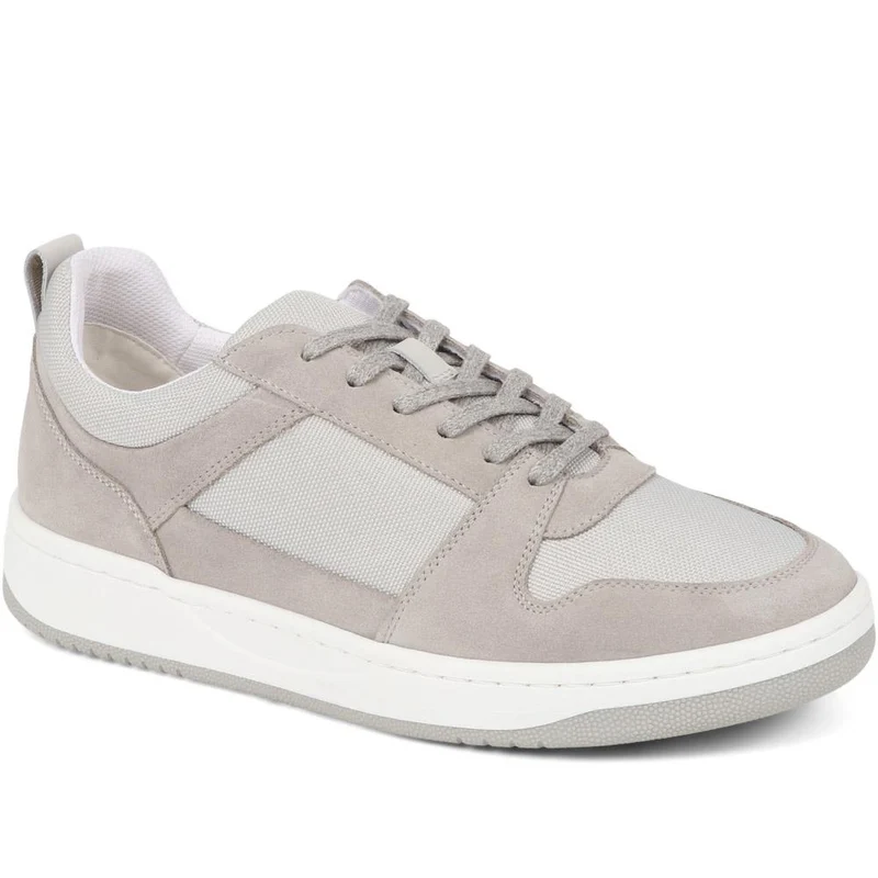 Stortford Lace-Up Trainers - STORTFORD / 325 189 - Light Grey