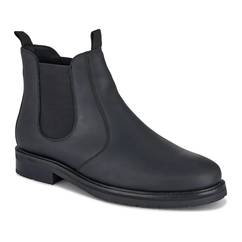 Emile Wide Fit Leather Slip-On Boots - EMILE / 327 902