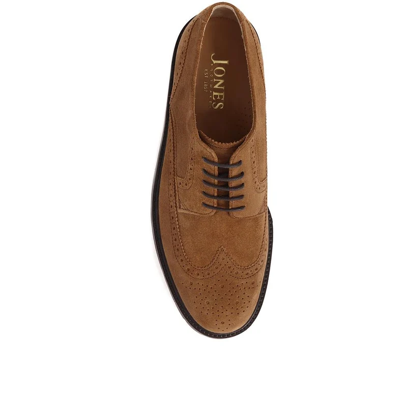 Kingsbay Men's Leather Brogues - KINGSBAY / 320 142 - Tobacco