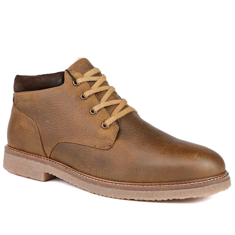 Halifax Waterproof Leather Ankle Boots - HALIFAX / 327 846
