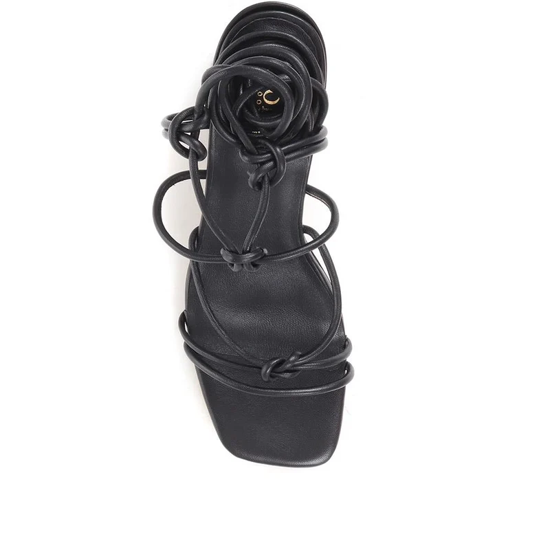 Liezel Gladiator Roped Heels - LIEZEL / 323 702 - Black