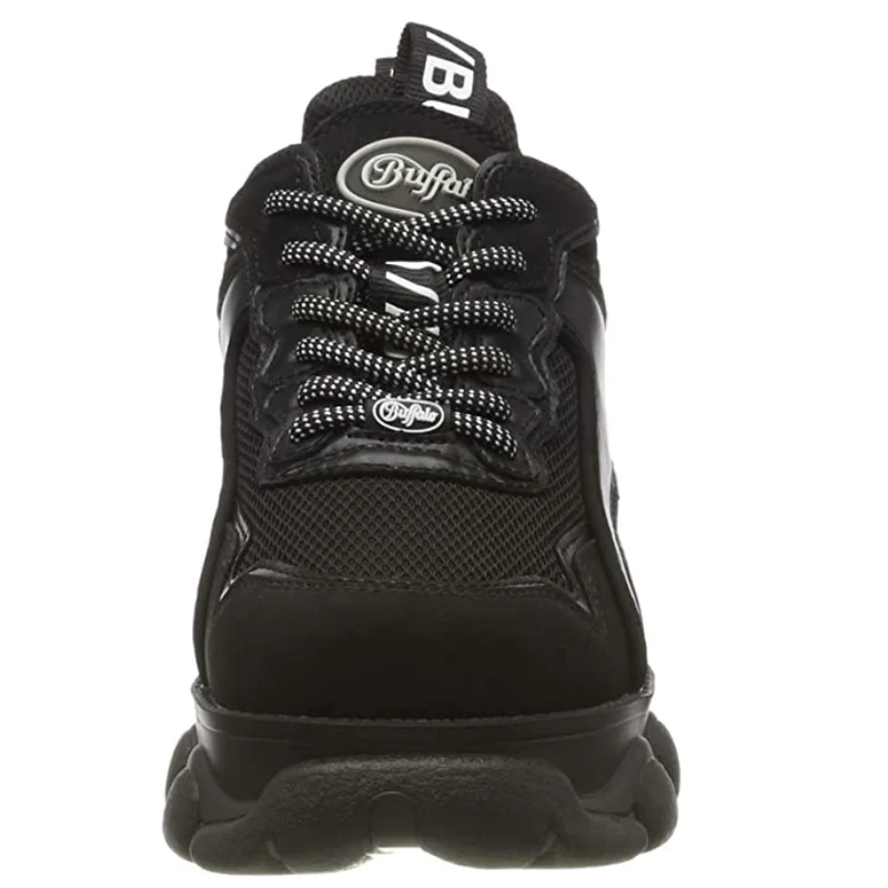 Buffalo Corin Hi-Top-Turnschuhe für Damen, Schwarz