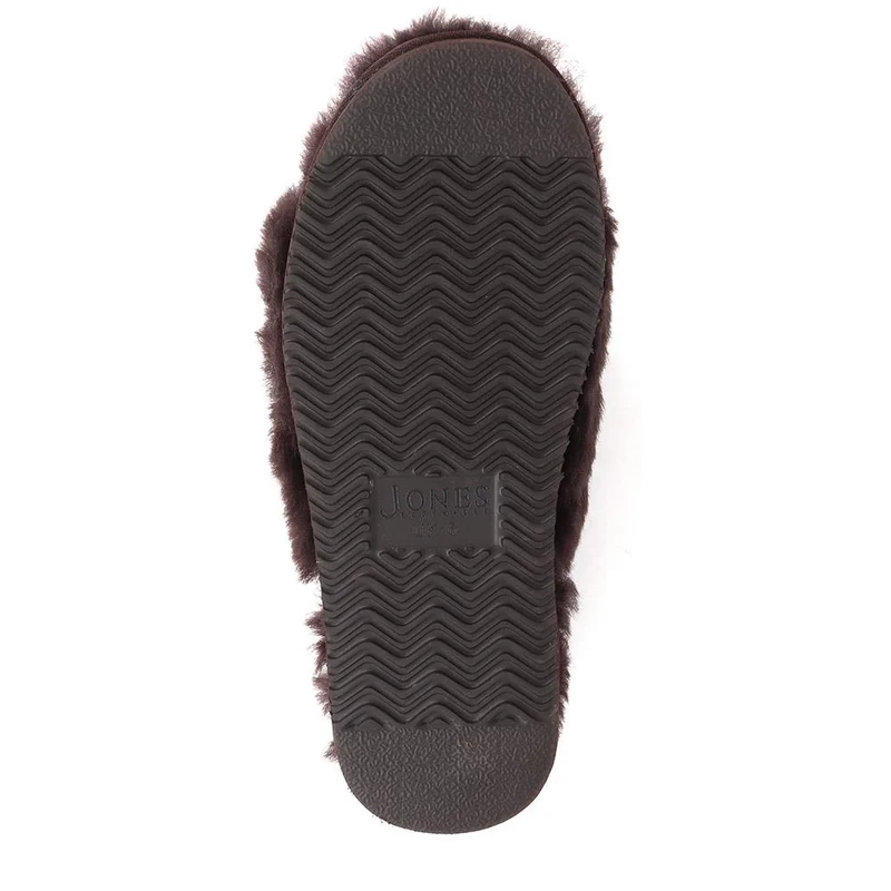 Falonda Faux-Fur Slippers - FALONDA / 326 074 - Chocolate