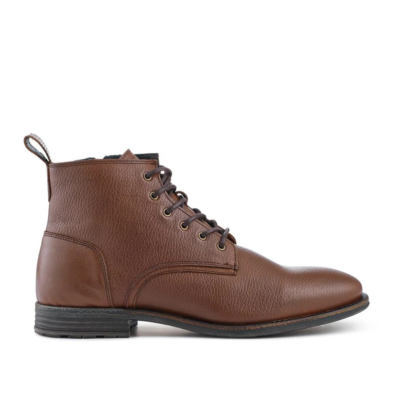 Dalias Leather Ankle Boots - DALIAS / 328 358 - Chestnut