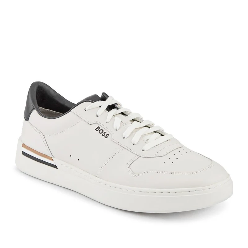 Leather Cupsole Trainers - HUGO41505 / 327 625