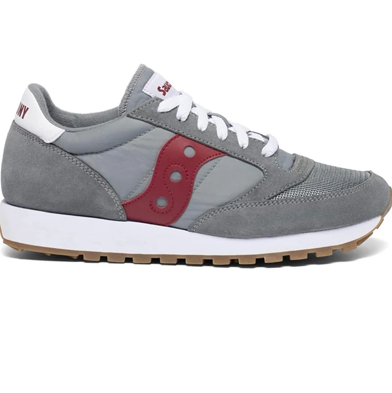 Saucony Herren-Jazz-Trainer – Grau/Rot