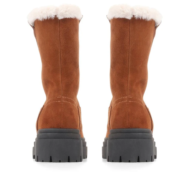 Isabetta Chunky Suede Boots - ISABETTA / 322 809 - Tan