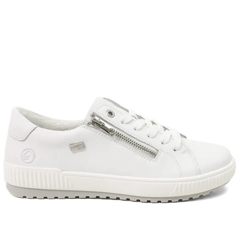 Remonte Leather Shower Resistant Trainers - DRS43504 / 328 687 - White