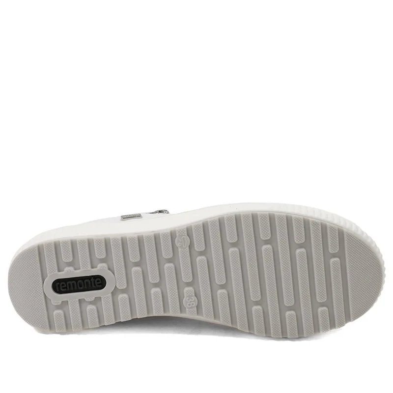 Remonte Leather Shower Resistant Trainers - DRS43504 / 328 687 - White