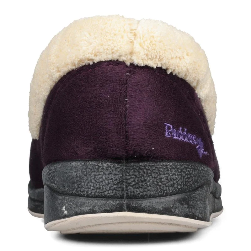 Padders Ladies Slippers 2E Fit Vulcanised - REPOSE - Repose / null - Lilac/Wisteria